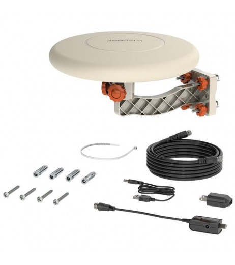 Leadzm TA-A1 150 Miles TV Antenna Indoor Outdoor Omni-directional 360 Degree Reception