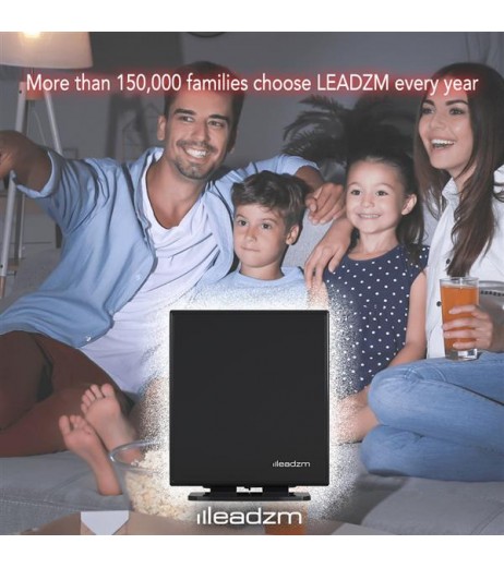 Leadzm TA-103 Indoor Digital TV HDTV Antenna UHF/VHF/1080p 4K with stand