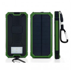 16000mAh Large Capacity Solar Power Mobile Power Bank Green
