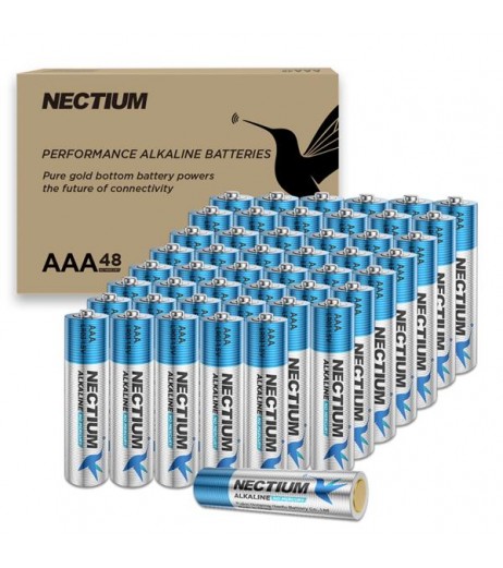 NECTIUM AAA Alkaline Batteries 48 Count …
