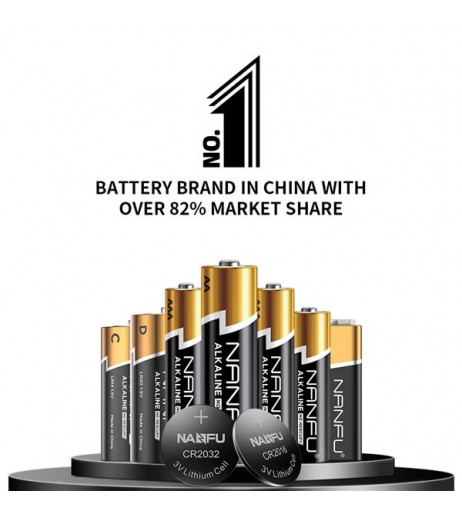 NANFU No Leakage Long Lasting AA 48 Batteries [Ultra Power] Premium LR6 Alkaline Battery 1.5v Non Rechargeable Batteries for Clocks Remotes Games Controllers Toys & Electronic Device