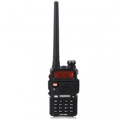 BAOFENG 1.5" LCD 5W 136~174MHz / 400~470MHz Dual Band Walkie Talkie with 1-LED Flashlight Black