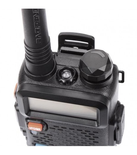 BAOFENG 1.5" LCD 5W 136~174MHz / 400~470MHz Dual Band Walkie Talkie with 1-LED Flashlight Black