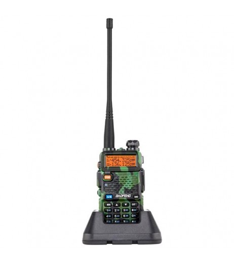 BAOFENG 1.5" LCD 5W 136~174MHz / 400~520MHz Dual Band Walkie Talkie with 1-LED Flashlight Camouflage Color