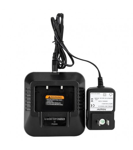 [US-W]BAOFENG 1.5" LCD 5W 136-174/200-260/400-520MHz Three Band Walkie Talkie with 1-LED Flashlight (Black)