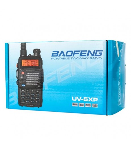 [US-W]BAOFENG UV-5XP 7.4v 3000mAh 8W Dual-band Walkie Talkie Earphone Black