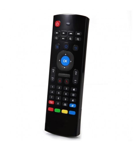 MX3 2.4GHz 6-Axis 81 Keys Wireless Mouse Remote Control Black